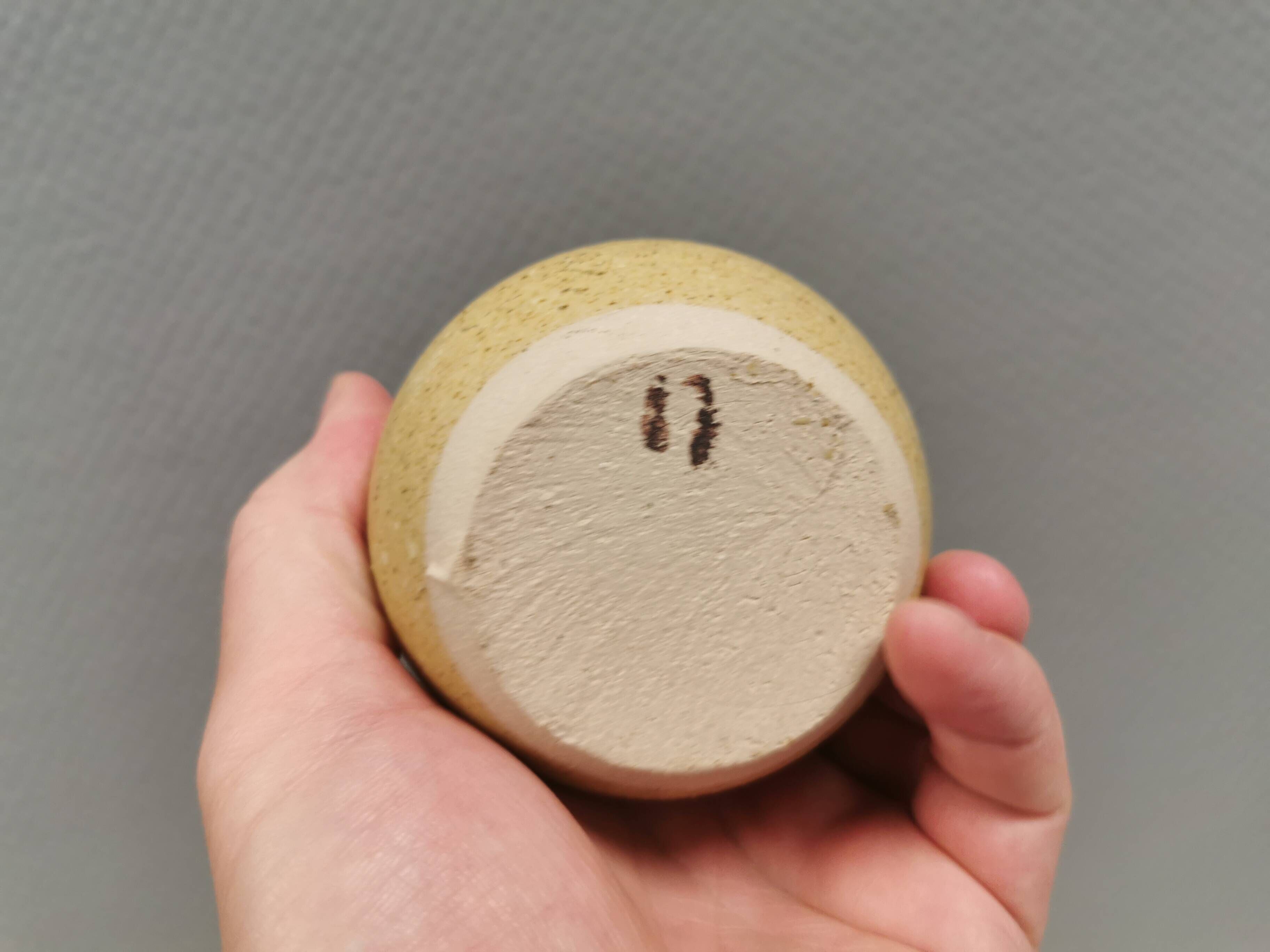 Miniature ceramic vase from the 1970s-1980s, Denmark.