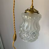 Vintage art deco pendant or portable lamp