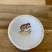 Pretty little vintage egg cup in Limoges porcelain