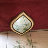 Brass mirror with original shape - 28x39cm