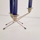 Postmodern Wire Spring Candleholder in Metal, 1980s