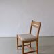 4 rustic carved pine chairs | Sweden | 1950s