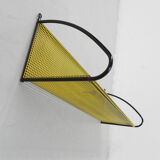 Pilastro wall rack with perforated steel plate