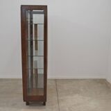 Vitrine fonctionnaliste art deco, années 1930, tchécoslovaquie