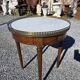 Louis XVI style bouillotte table in mahogany
