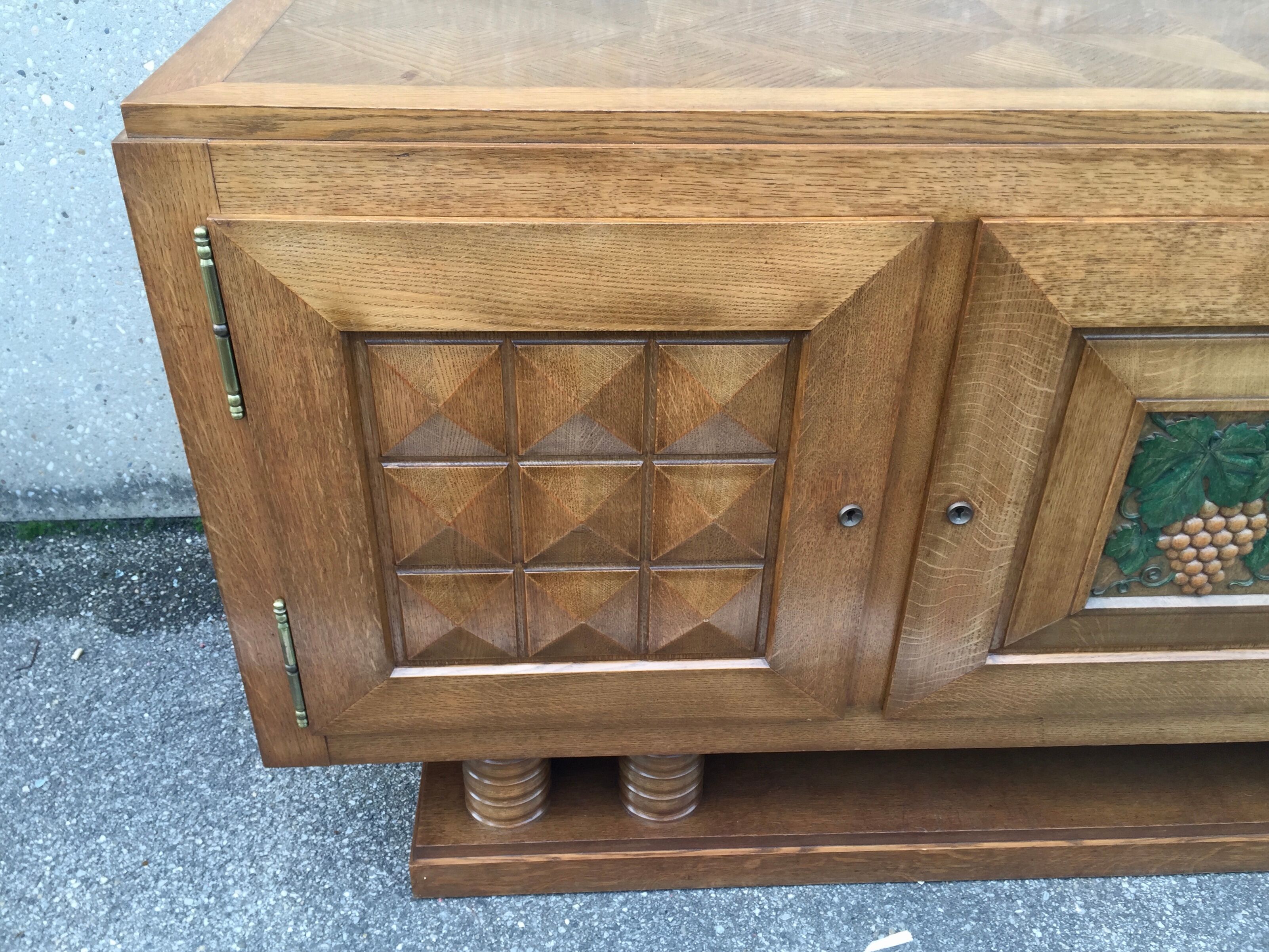 Art deco sideboard Gaston Poisson