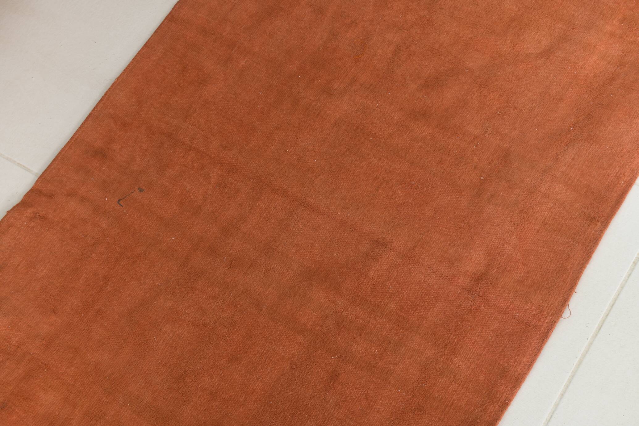 2x9 Vintage Terracotta Runner Rug, 75x279Cm