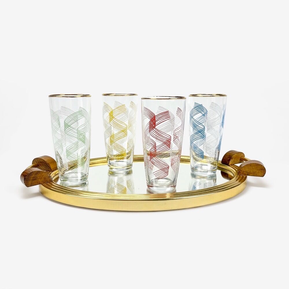 50's graphic screen printed lenses