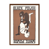 Affiche black power white power. Tomi Ungerer