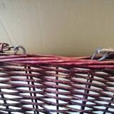 Vintage wicker picker basket