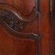 Large Louis XVI French Carved Bridal Wardrobe, ca. 1850