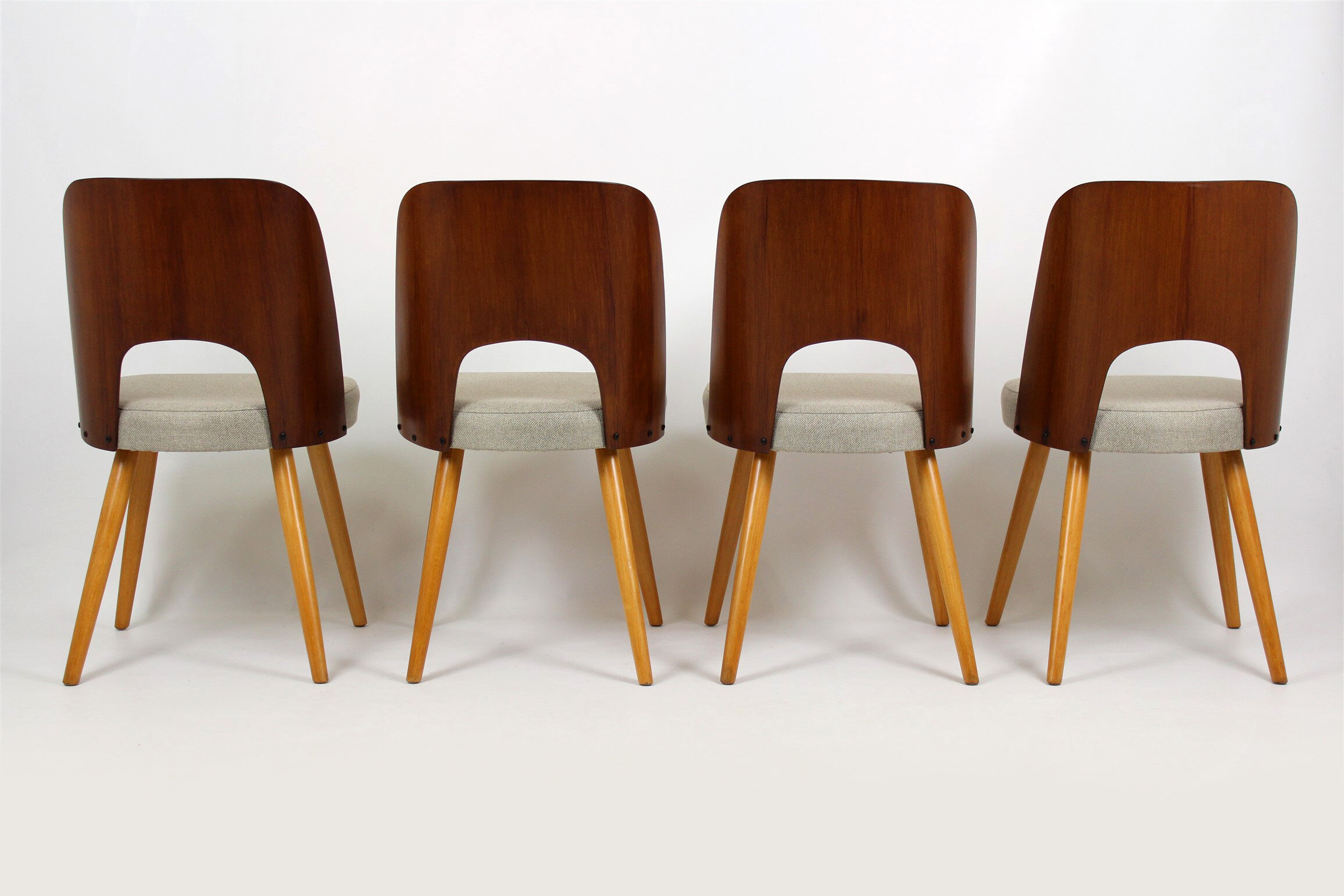 Dining chairs by Oswald Haerdtl for Tatra, 1960s, set of 4