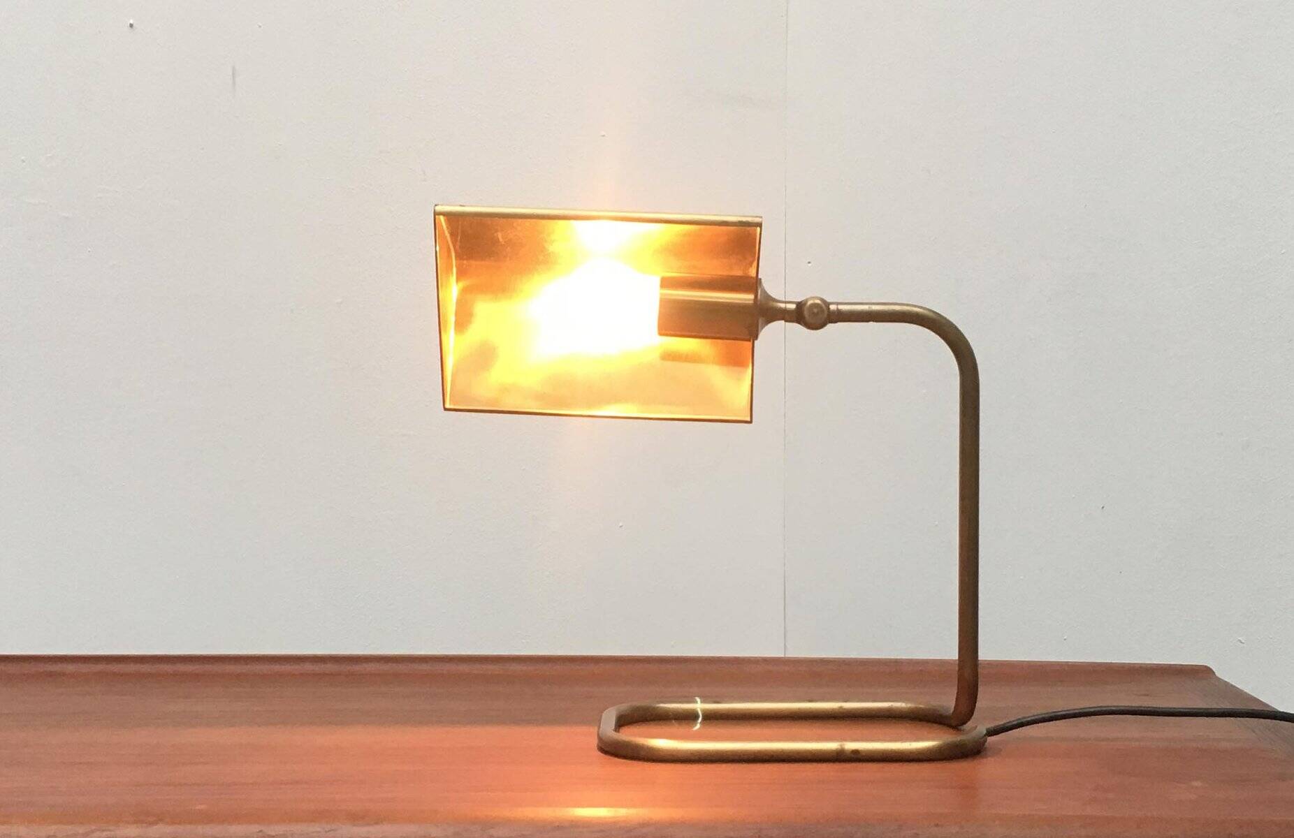 Hollywood Regency table lamp by Florian Schulz, 1970s