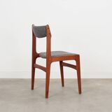 Set of six teak chairs, Danish design, 1960s, production: Denmark