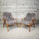 Paire de fauteuils vintage