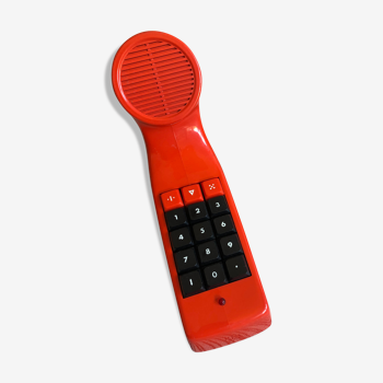 Téléphone orange abs made in sweden vintage années 70