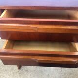 Scandinavian sled base desk