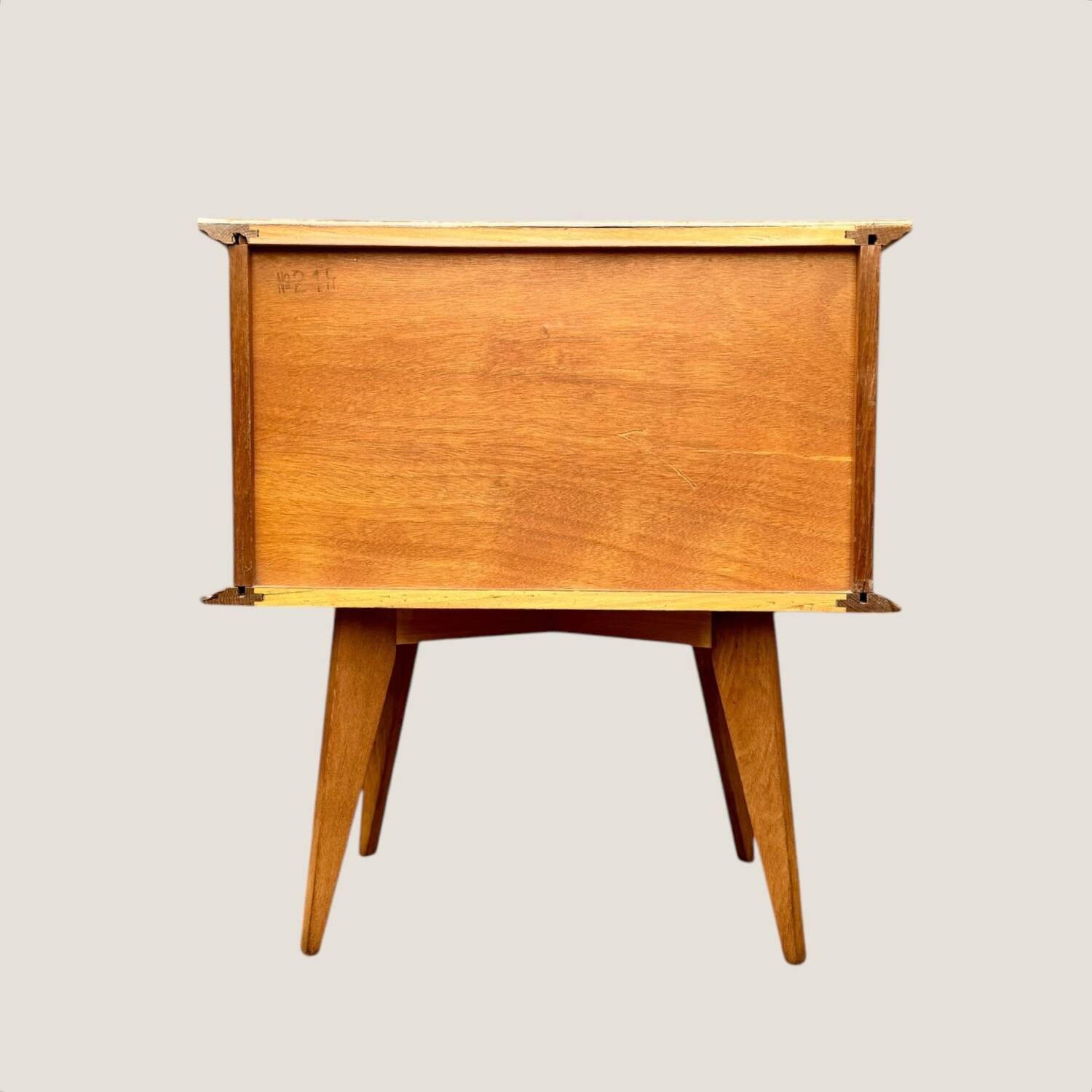 Two renovated vintage bedside tables