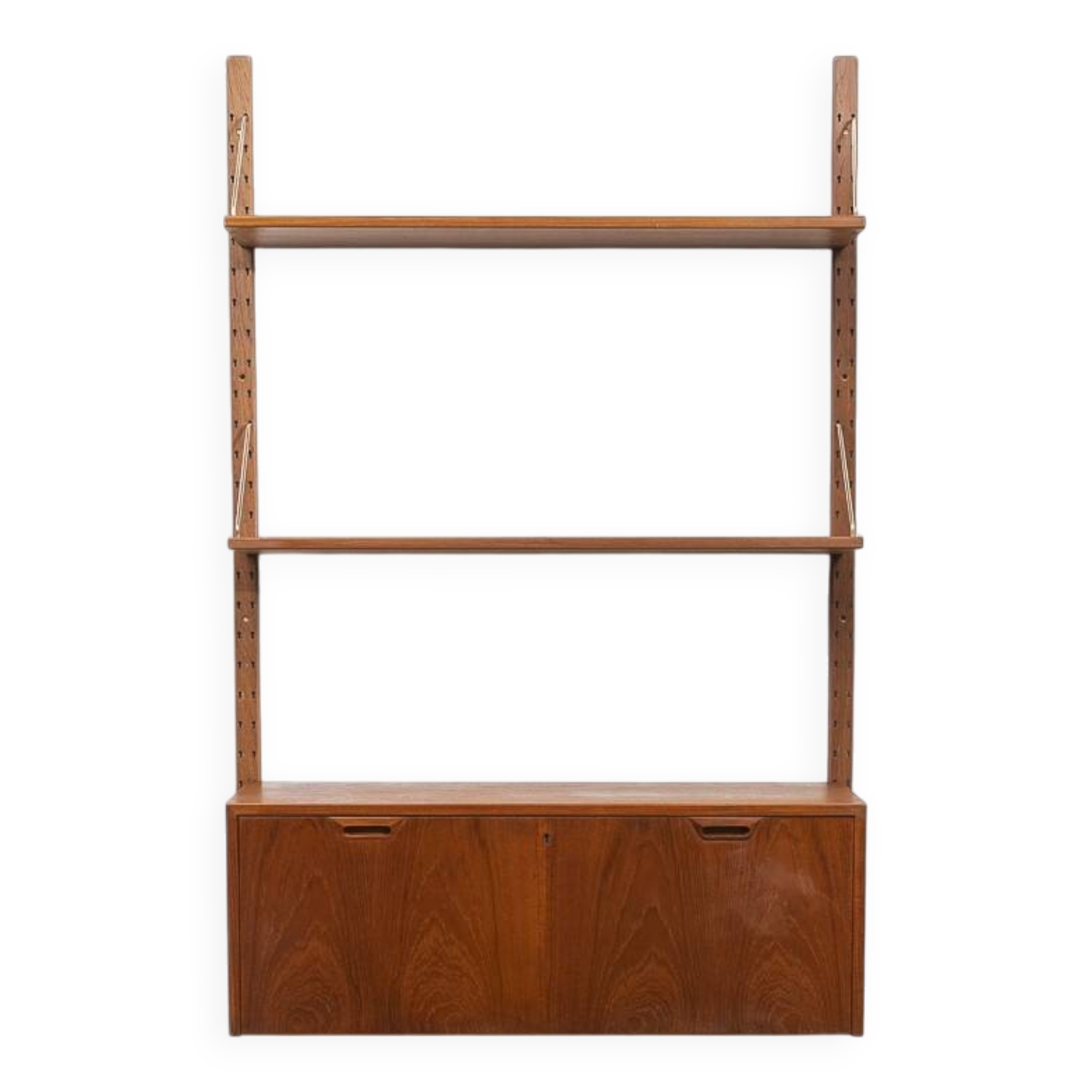 Étagère murale des années 60, Sven Ellekaer, teck