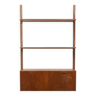 Étagère murale des années 60, Sven Ellekaer, teck