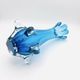 XXL Murano Vase Fratelli Toso Sommerso Blue 44cm 4.7kg Labelled 70s