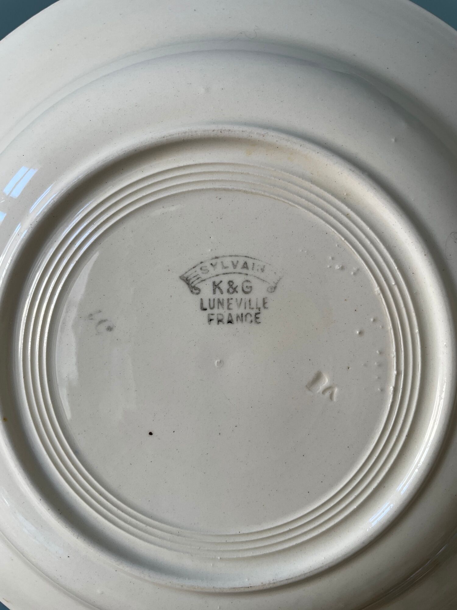 Set of 11 K&G Lunéville soup plates, Sylvain model