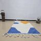 Traditional Moroccan handwoven rug 3x2 m