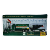 ''Freightliner'' semi-trailer + platform supporting 1 tree