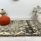 Handmade Moroccan Berber carpet 244 x 146 CM