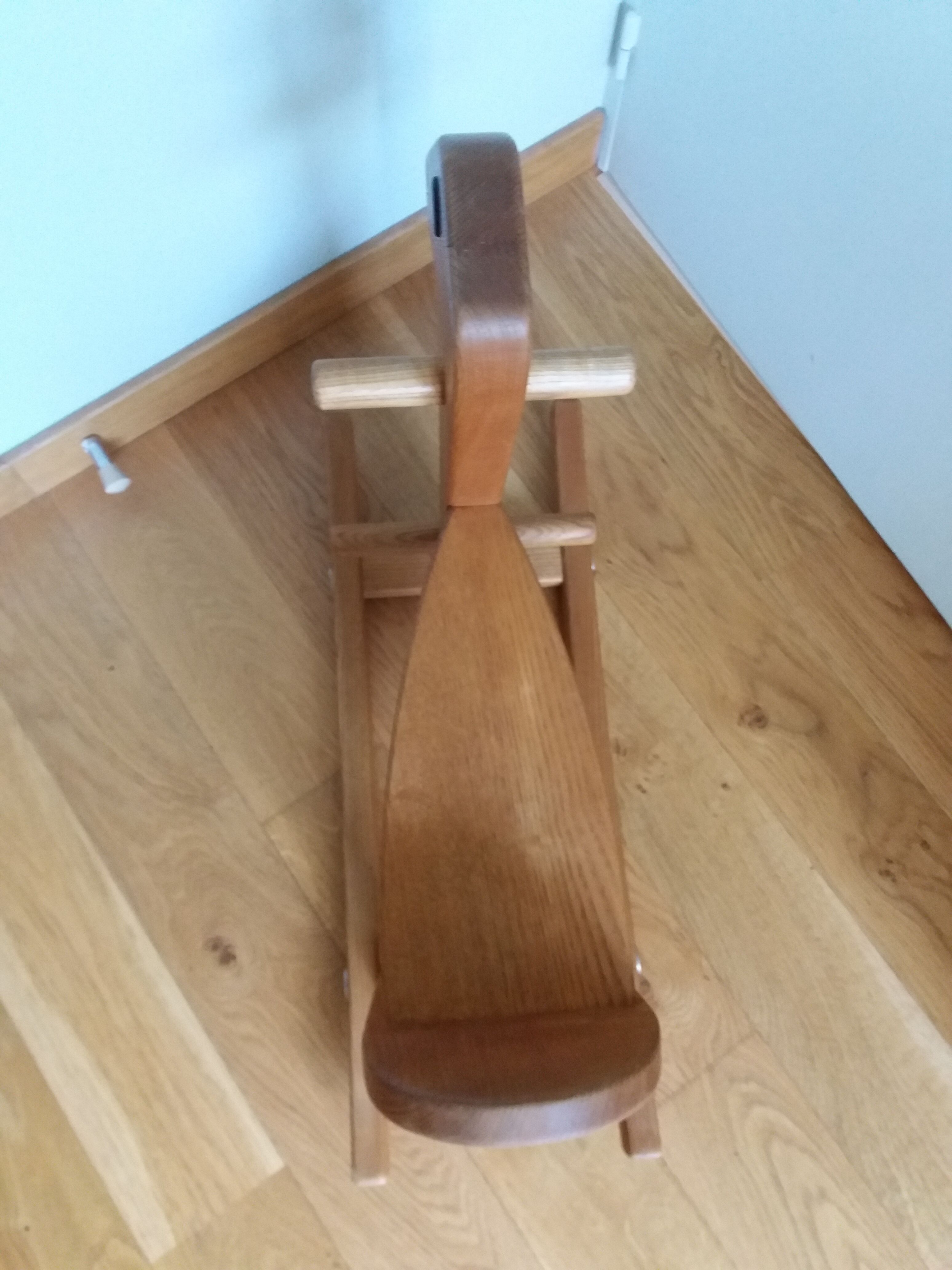 Wooden rocking horse