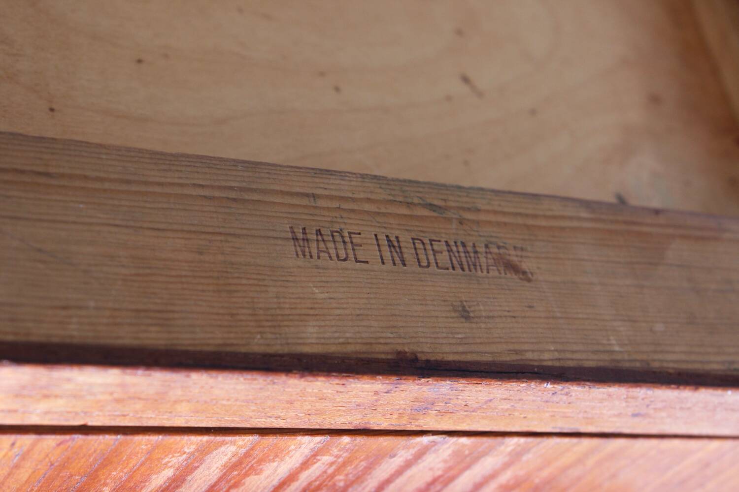 Vintage Teak Schreibtisch Desk Mid Century Danish Design 60er