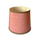 Large Vintage Pink Silk Lampshade - 40 x 34 cm