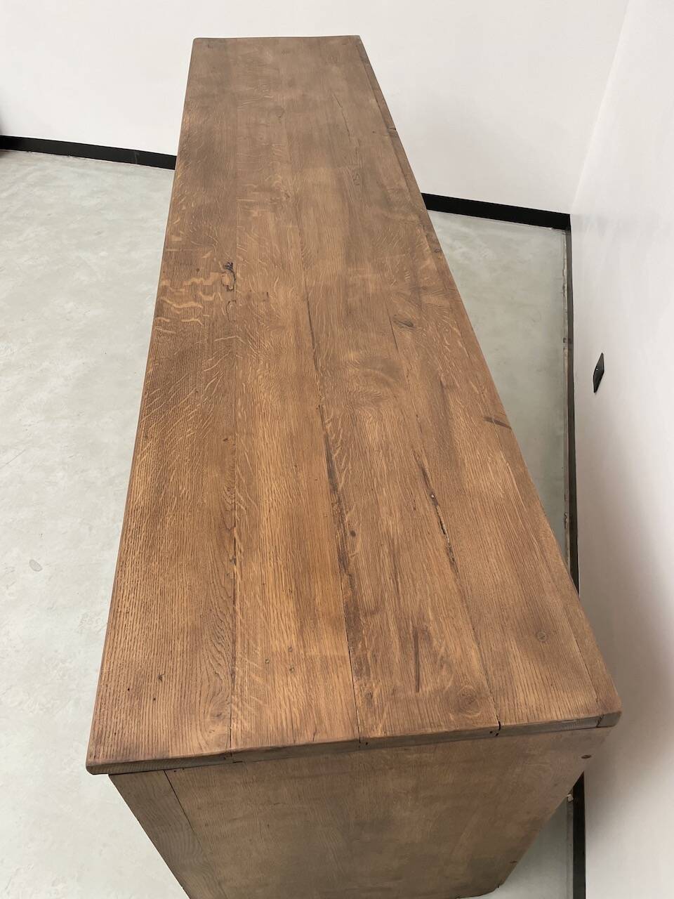 Enfilade de métier XXL chêne portes vitrées