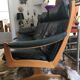 Soda Galvano 3 seater sofa in leather and ash