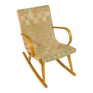 Rocking-chair scandinave - toile