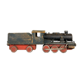 Jouet train en bois art populaire 1944