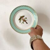 Vintage bird dessert plates