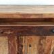 Antique wooden cabinet with 4 doors and 1 drawer
