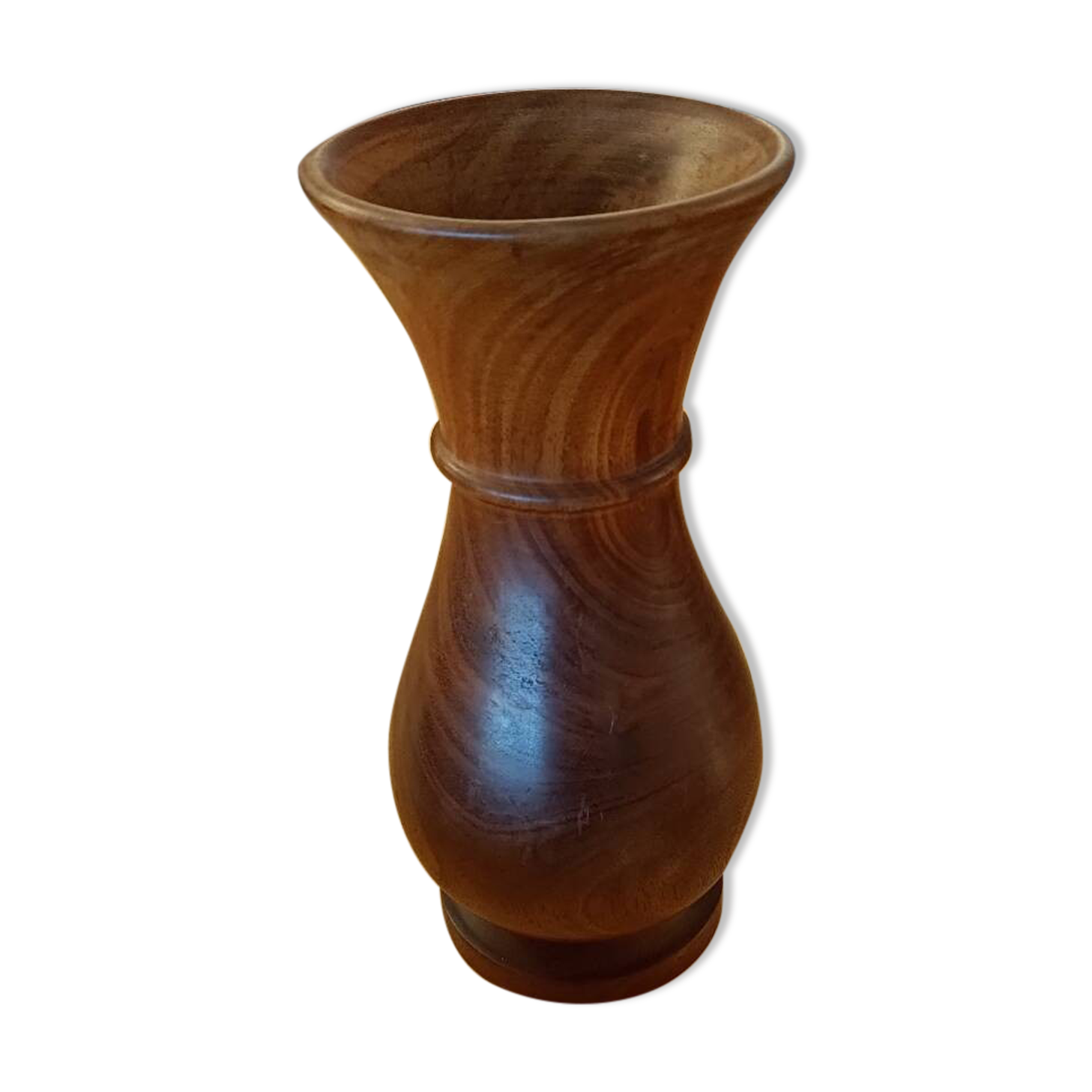 Wooden vase