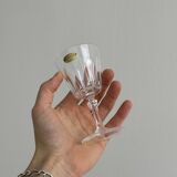 4 verres à liqueur vintage en cristal