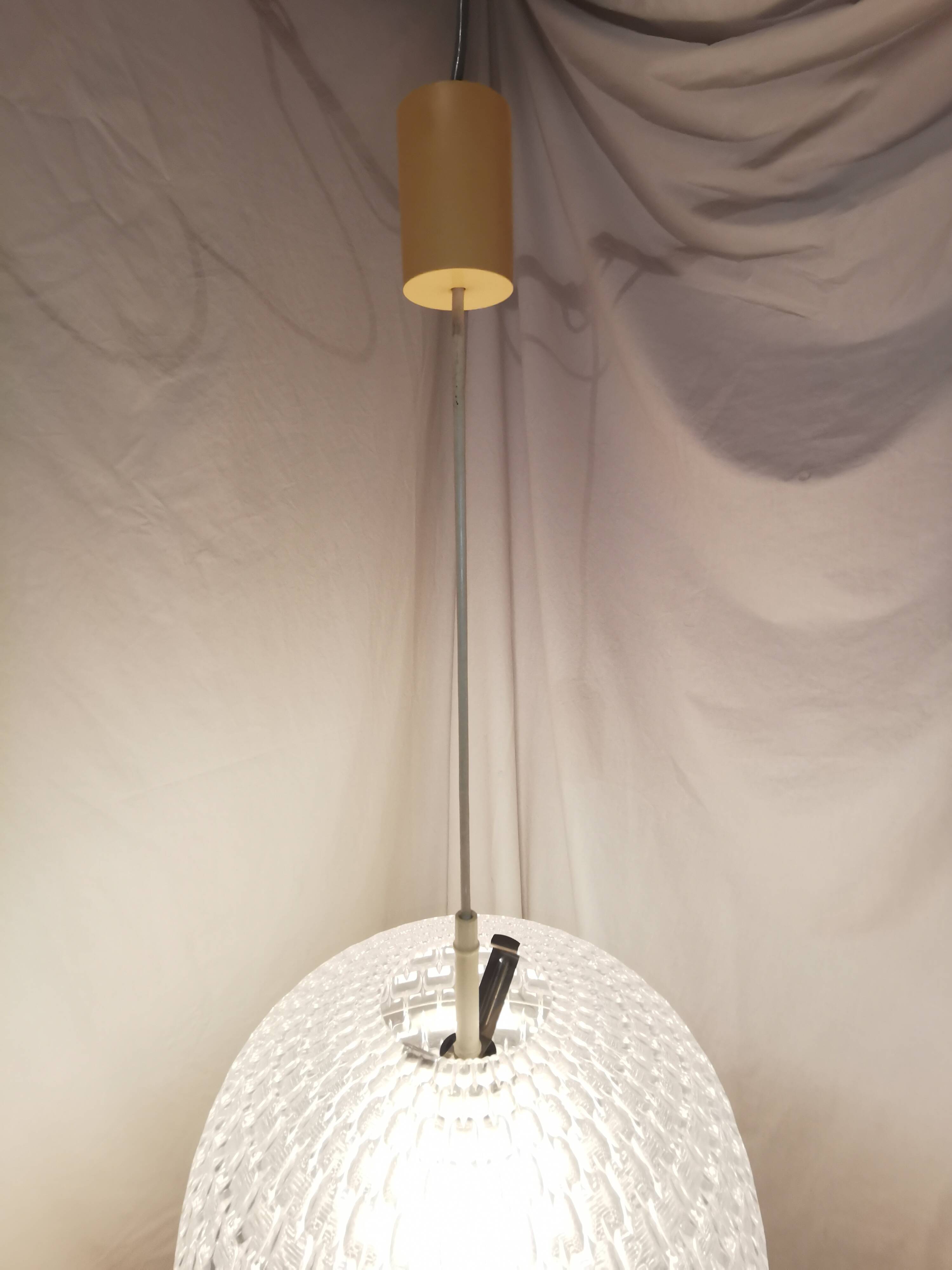 Aloys Gangkofner pendant light for Erco, Germany, Space Age, 1970.