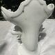 Small White and Gold Porcelain Wedding Vase decorated with Clovers H 16 cm