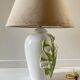 Lampe italienne fleurs d'arum vintage