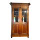 Large director's bookcase in solid walnut, 19th century.