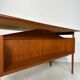1960s Vintage Mid-Century Danish Teak Writing Desk