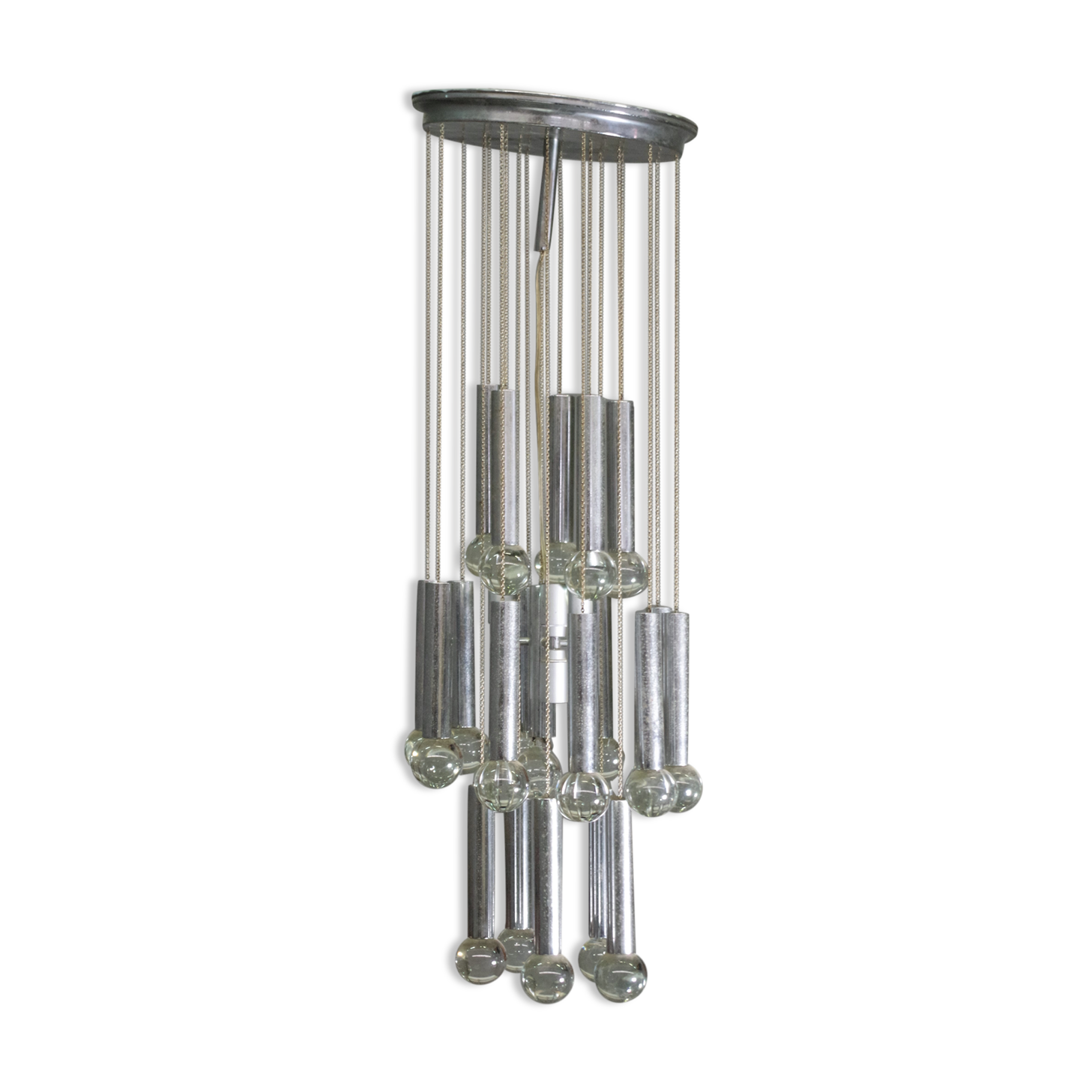Pendant chandelier by Gaetano Sciolari, 70s