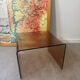 Side table - end table Miche Dumas smoked Plexiglass