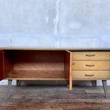 Vintage bi-color TV cabinet