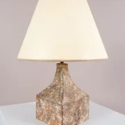 Vintage sculptural ceramic lamp, France, Mid-century, around 1960