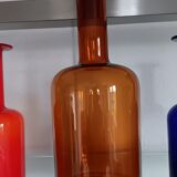 Gul vase by otto brauer - holmegaard kastrup - denmark